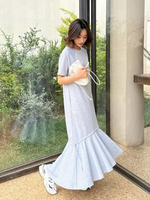 PEPLUM TSHIRT DRESS