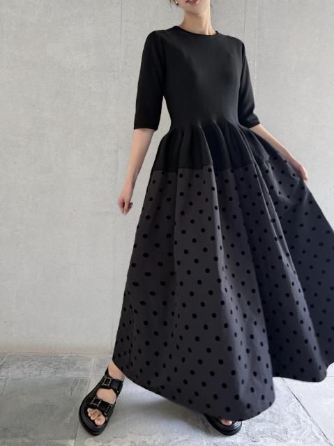 PRICEAmi ballon dot dress