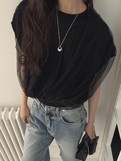 KR TULLE LAYERED TOPS