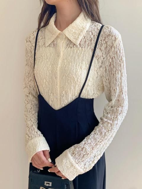 LACE SHIRT TOPS