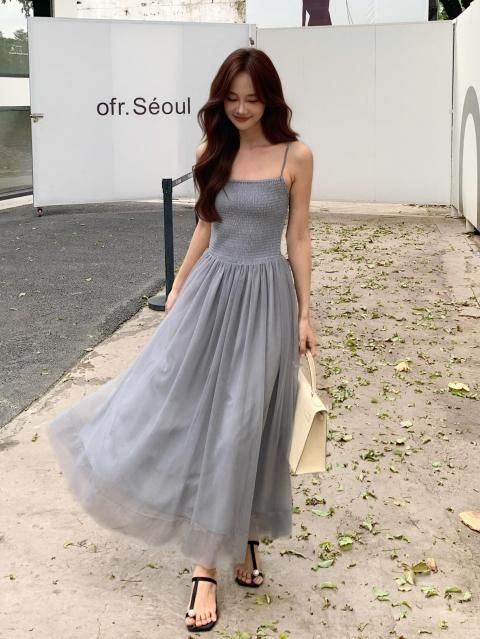 SHEER CAMISOLE DRESS
