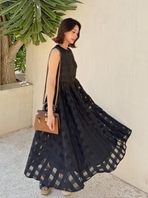 RE ORDERSHEER CHECK NS FLARE DRESS