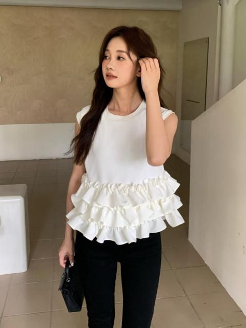 FRILL HEM NS TOPS