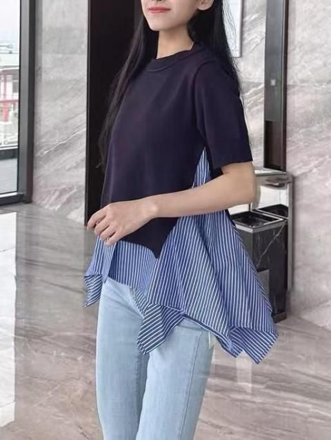 SHIRT DOCKING KNIT TOPS