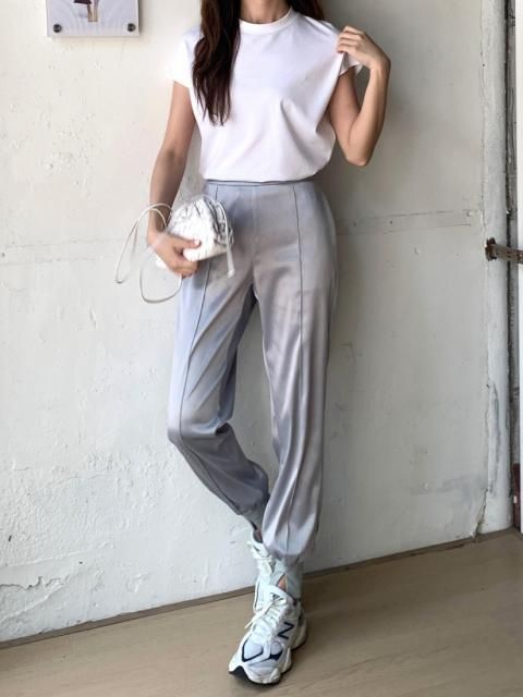 ASHLEY SATIN JOGGER PANTS