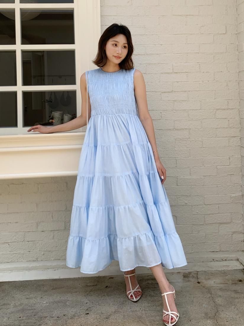 BIRTHDAY BASH 　LADY TIERED DRESS LADY FLOWER TIERED DRESS - BIRTHDAY BASH