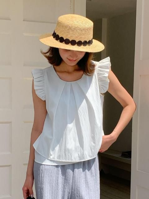 FRONT TUCK SD FRILL TOPS