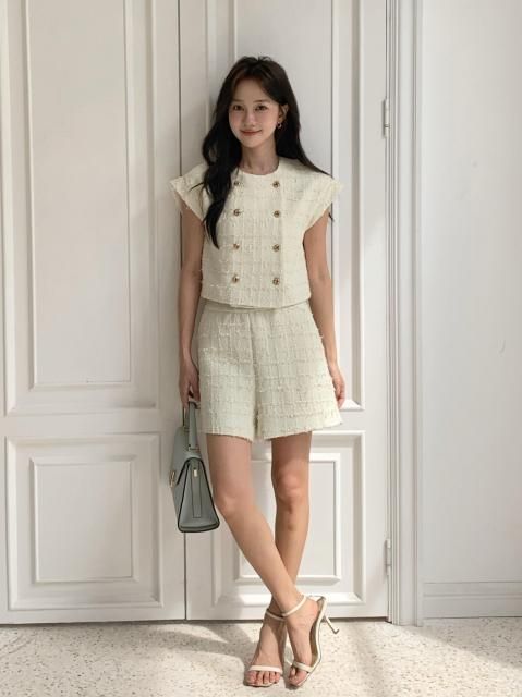 JAMIE TWEED DOUBLE BUTTON JACKET