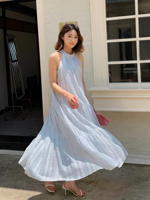 LADY LACE TIERED DRESS