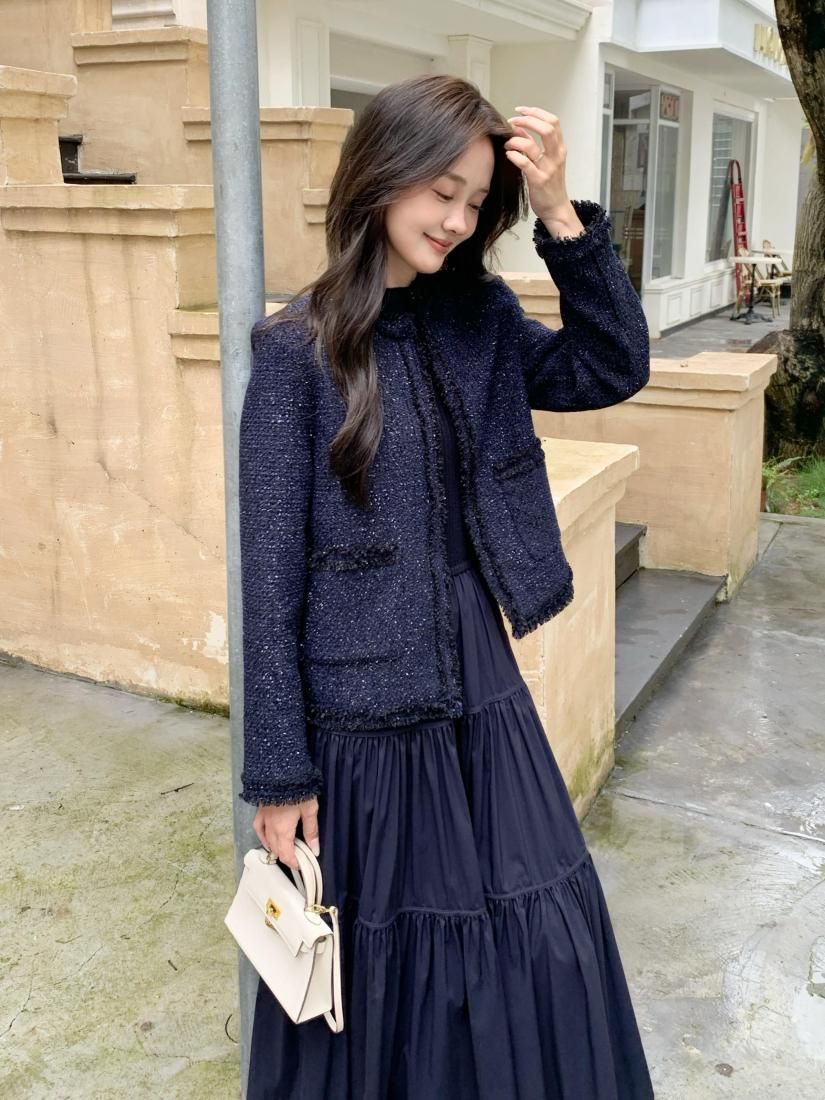 【BIRTHDAY BASH】ツイードフリンジジャケット TWEED FRINGE JACKET - BIRTHDAY BASH