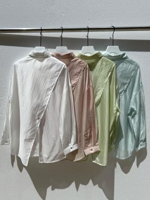 SHEER CHIFFON SHIRT TOPS