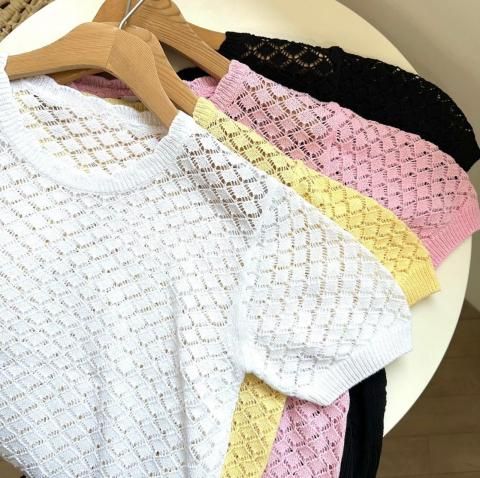 KR SUMMER KNIT TOPS