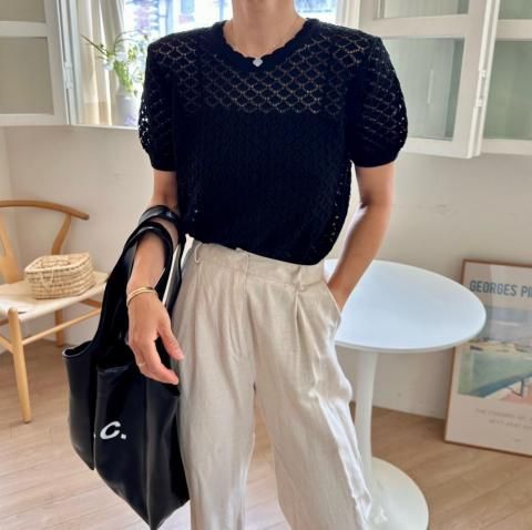 KR SUMMER KNIT TOPS