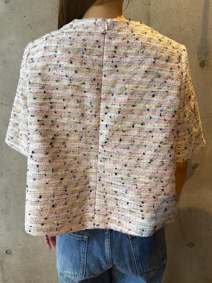BIRTHDAYBASH♡新作♡カラーツイードショートTOPS♡ COLOR TWEED SHORT TOPS - BIRTHDAY BASH