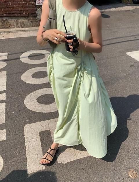 KR DRAWSTRING DRESS