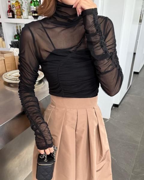 PRICEGATHER SHEER TOPS