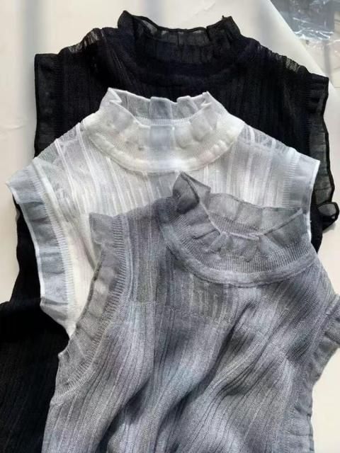 SHEER FRILL NS TOPS