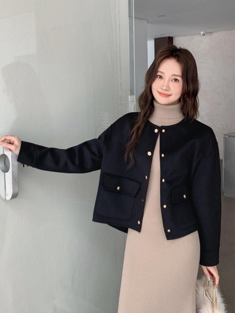 NO COLLAR GOLD BUTTON JACKET - BIRTHDAY BASH