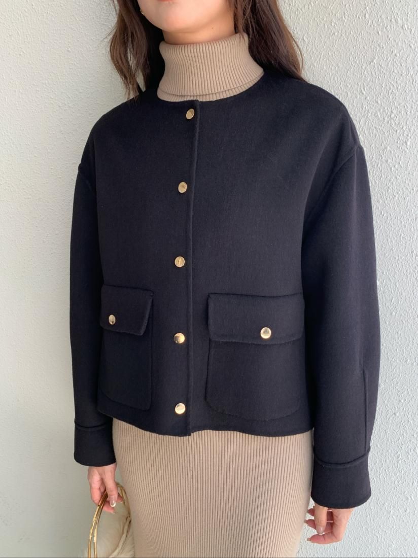 NO COLLAR GOLD BUTTON JACKET - BIRTHDAY BASH