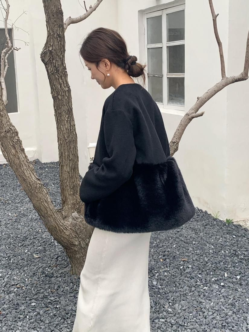 PEPLUM FUR DOCKING COAT - BIRTHDAY BASH