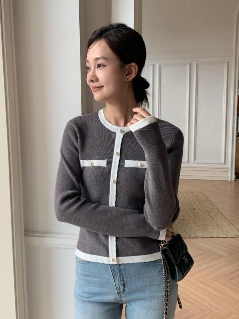 SHERYL BICOLOR LIB TOPS