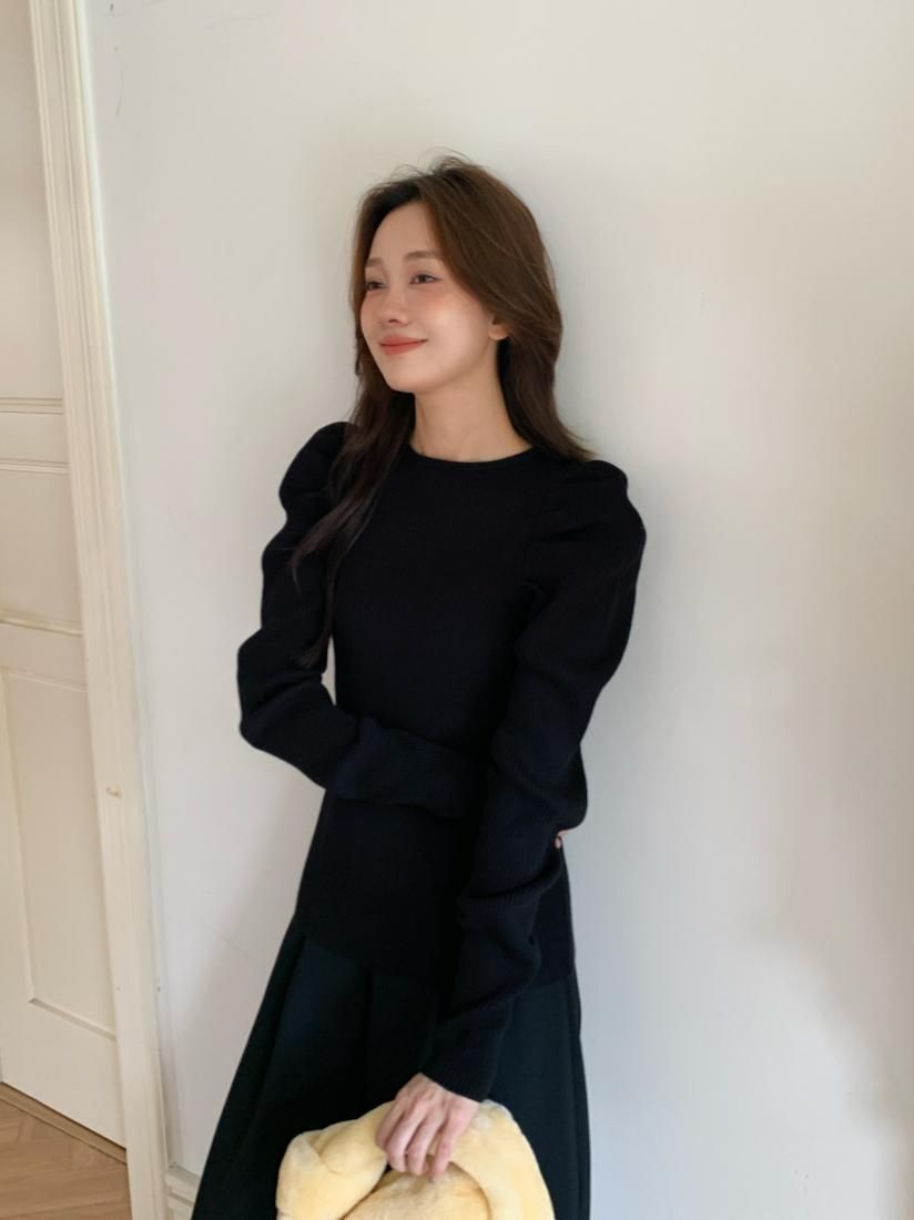 トップス JILTU ribbon puff knit トップス JILTU ribbon puff knit トップス JILTU ribbon puff