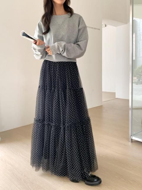 DOT TUTU TIERED SKIRT