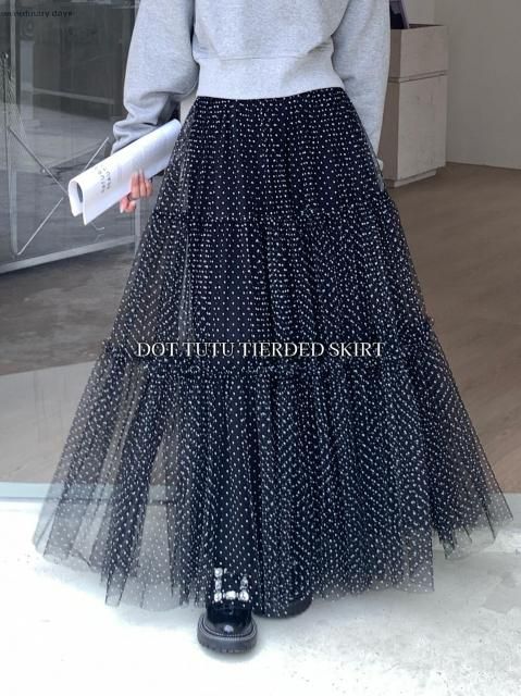 DOT TUTU TIERED SKIRT