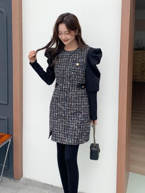 TWEED NS MINI DRESS