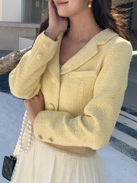 CEREZA TWEED COMPACT JACKET