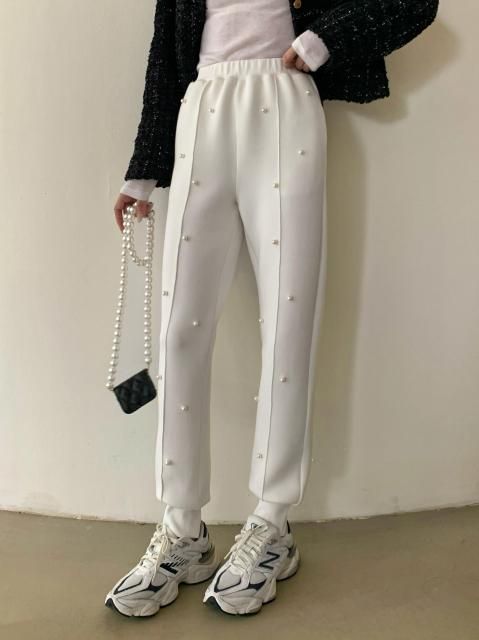 DIANA PEARL BEAUTY JOGGER PANTS