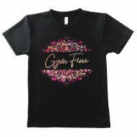 Gym Fine ドライTシャツ Design-2 ピンク