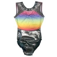 Adrina Sleeveless Leotard | Graphite
