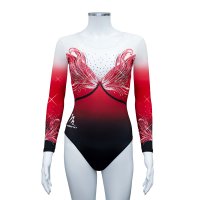 Amaryllis Long Sleeved Leotard | Red<img class='new_mark_img2' src='https://img.shop-pro.jp/img/new/icons57.gif' style='border:none;display:inline;margin:0px;padding:0px;width:auto;' />