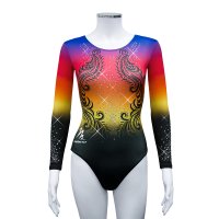 Calypso Long Sleeved Leotard | Multi<img class='new_mark_img2' src='https://img.shop-pro.jp/img/new/icons6.gif' style='border:none;display:inline;margin:0px;padding:0px;width:auto;' />