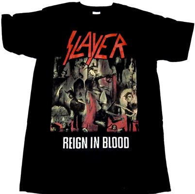 SLAYER「REIGN IN BLOOD」Tシャツ - バンドTシャツ SHOP NO-REMORSE online store