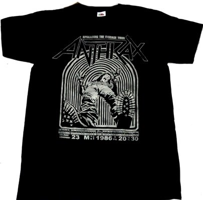 ANTHRAX「SPEADING THE DISEASE VINTAGE」Tシャツ - バンドTシャツ SHOP NO-REMORSE online  store