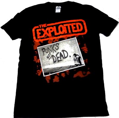THE EXPLOITED「PUNKS NOT DEAD」Tシャツ - バンドTシャツ SHOP NO-REMORSE online store　