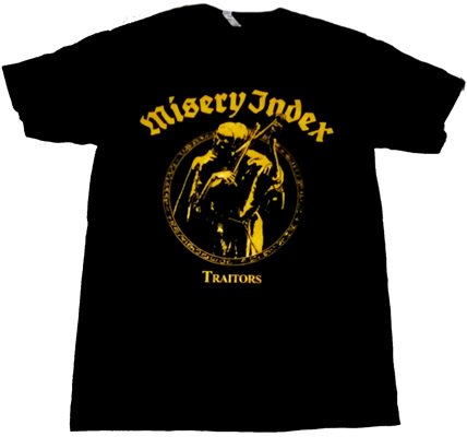 MISERY INDEX「TRAITORS」Tシャツ - バンドTシャツ SHOP NO-REMORSE online store