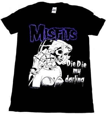 MISFITS「DIE DIE MY DARLING」Tシャツ - バンドTシャツ SHOP NO-REMORSE online store
