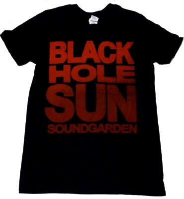 トップスsoundgarden black hole sun Tシャツ