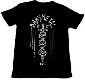 BABYMETAL「SKULL SWORD」Tシャツ - バンドTシャツ SHOP NO-REMORSE