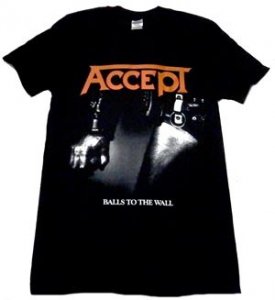 ACCEPT「BALLS TO THE WALL」Tシャツ - バンドTシャツ SHOP NO-REMORSE online store　