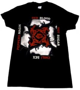 RED HOT CHILI PEPPERS「BLOOD SUGAR SEX MAGIC」Tシャツ - バンドTシャツ SHOP NO-REMORSE  online store