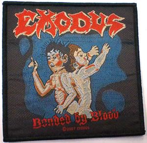 EXODUS「BONDED BY BLOOD」布刺しゅうパッチ - バンドTシャツ SHOP NO