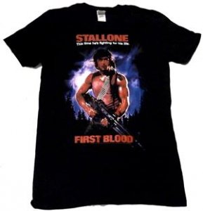 FIRST BLOOD【ランボー】Tシャツ - バンドTシャツ SHOP NO-REMORSE online store