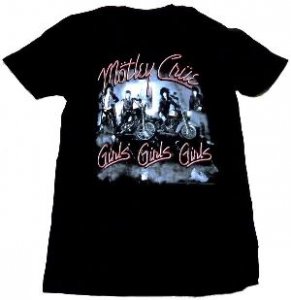 MOTLEY CRUE「GIRLS GIRLS GIRLS」Tシャツ - バンドTシャツ SHOP NO-REMORSE online store