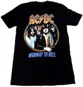 AC/DC「HIGHWAY TO HELL TRICOLOR」Tシャツ - バンドTシャツ SHOP NO-REMORSE online store