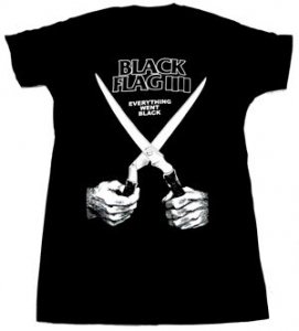 BLACK FLAG「EVERYTHING WENT BLACK」Tシャツ - バンドTシャツ SHOP NO-REMORSE online  store