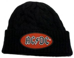 AC/DC「OVAL LOGO」ニットキャップ - バンドTシャツ SHOP NO-REMORSE